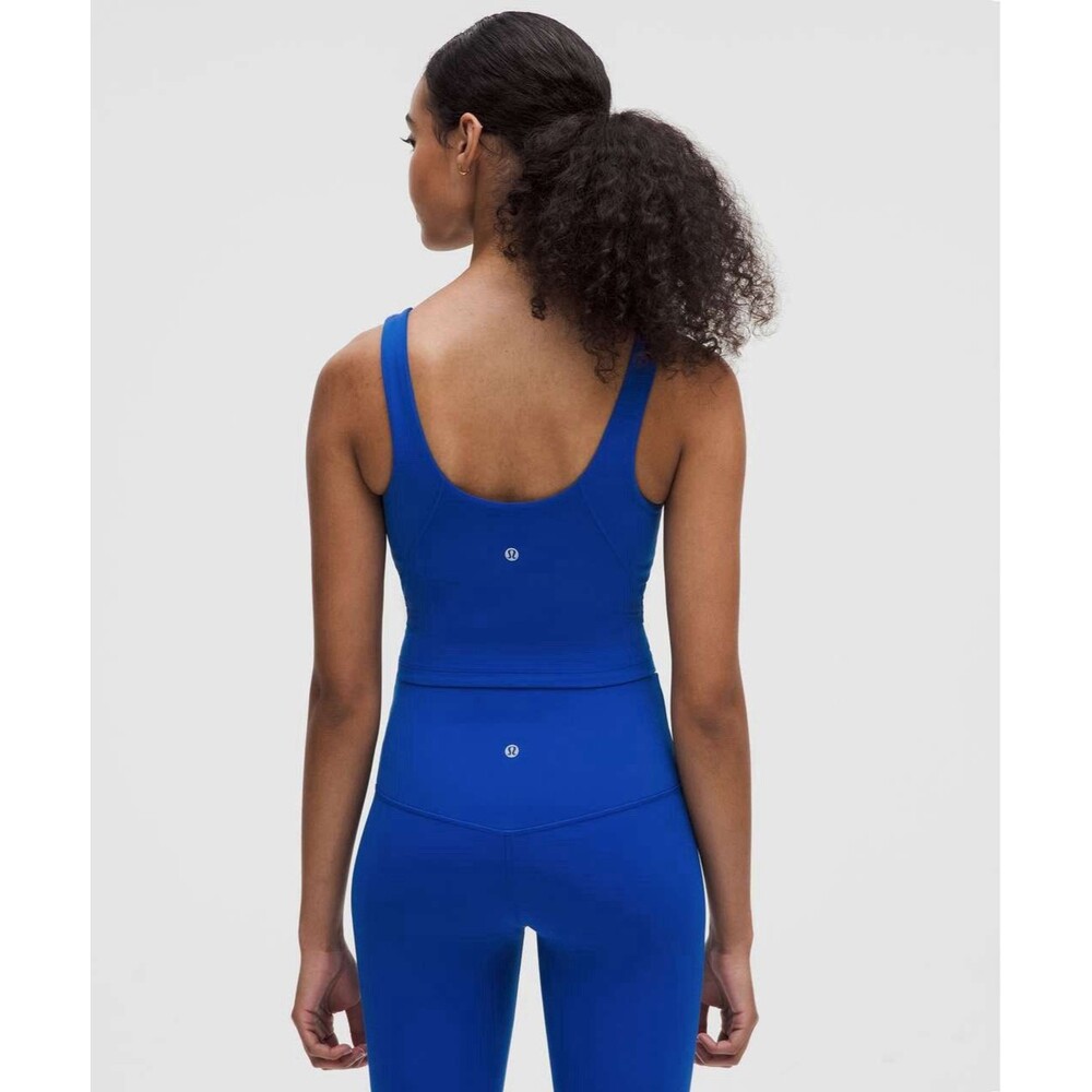 Lululemon Align Tank Crop Top Built-In Bra Size 2